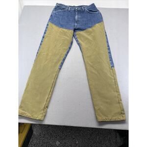 Wrangler Rugged Wear Jeans Mens USA Made Reinforced Front Work Pants 36x34